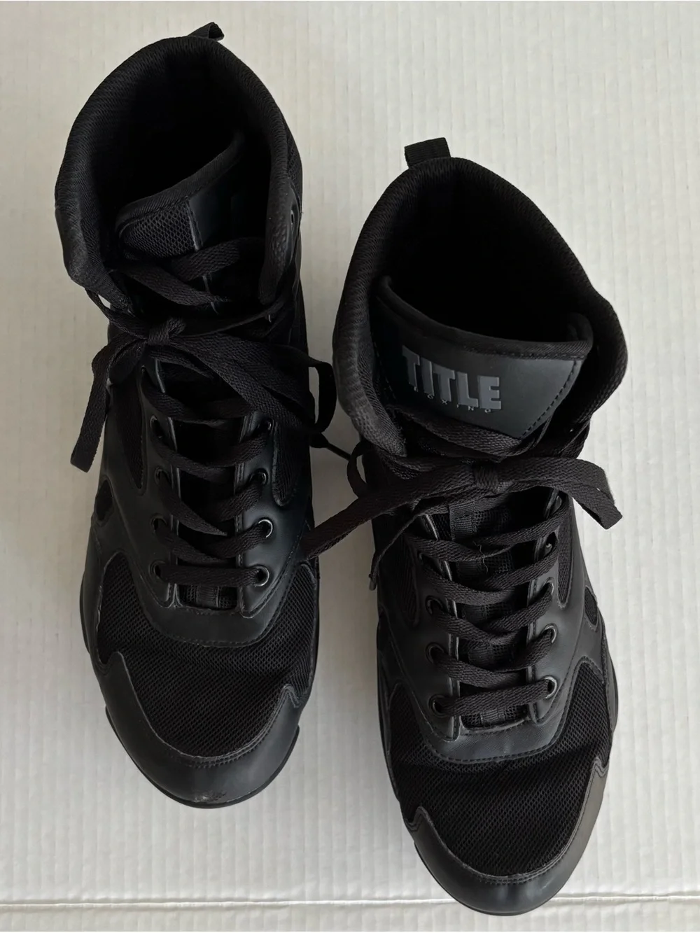 Title Charged Boxing Black Shoes Men’s Size 10.5 - Used Great Condition (No Box)
